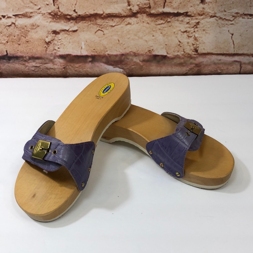 Dr. Scholl's Purple and Gold Sandals - Picture 2 of 12